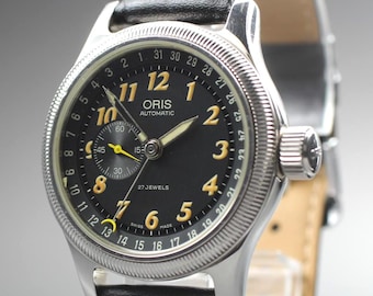 Oris Big Crown Pointer Date 7482C Automatic Black Dial Men's Watch [Near Mint]