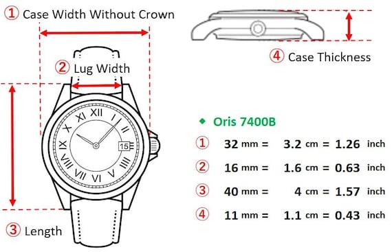 Oris big crown pointer date 7400b 32mm purple aut… - image 2