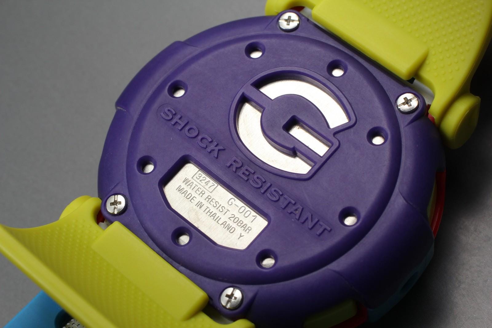 Casio G-shock Jason G-001-2jf Multicolor Resin Quartz Digital 
