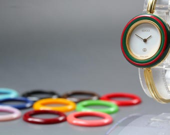 Vintage GUCCI 2700L Cable Bangle Watch - Etsy