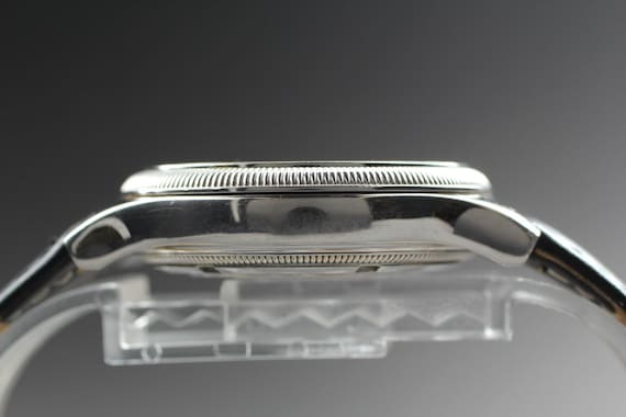 Oris big crown pointer date 7482c automatic black… - image 7