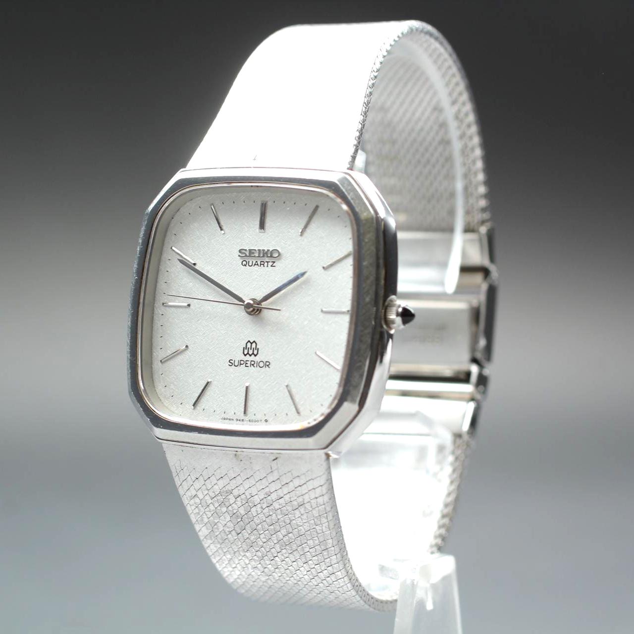 SEIKO Superior Twin 9481-5000 Silver Dial 32mm Men's Quartz Watch