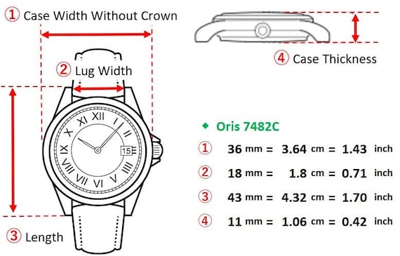 Oris big crown pointer date 7482c automatic black… - image 2