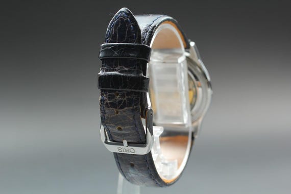 Oris big crown pointer date 7400b 32mm purple aut… - image 6