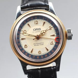 Automatyczny zegarek męski Oris Big Crown Pointer Date 7400B Purple 32 mm [prawie idealny]