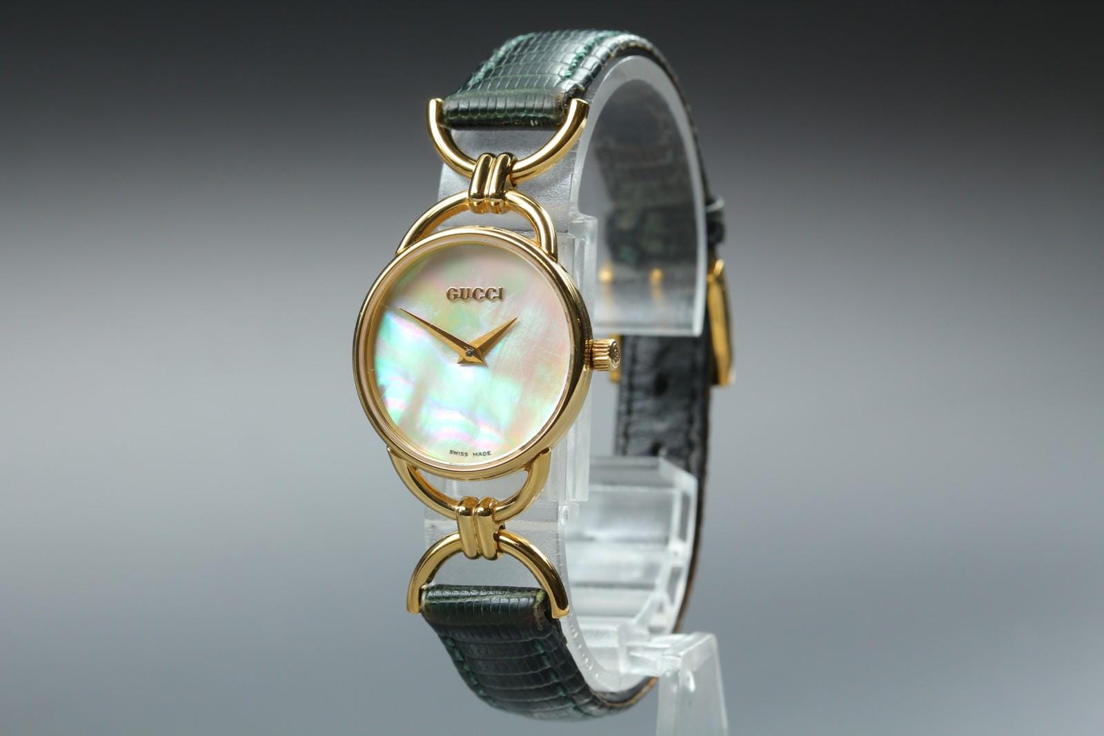 GUCCI 6000.2.Lゴールド✖️パープル(レザー) Gucci 6000.2.l Watch - Etsy