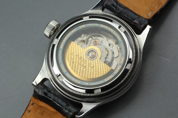 Oris big crown pointer date 7400b 32mm purple aut… - image 5