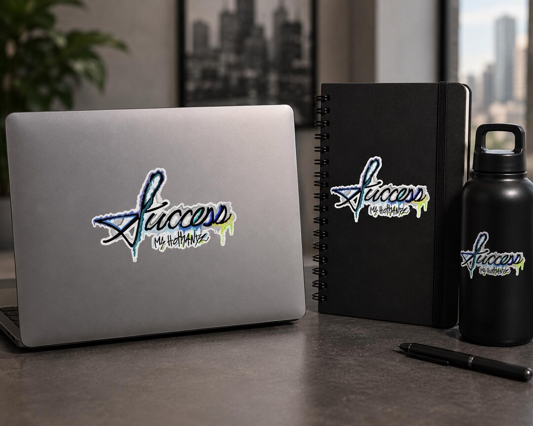 Sticker Succes Design SUCCESS Graffiti Sticker | Urban Art Motivational Decal (4x4