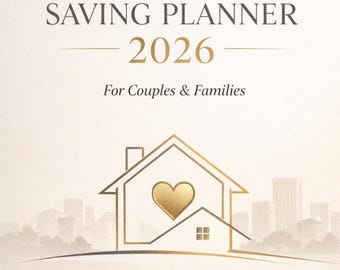 Planificador imprimible para compradores de vivienda por primera vez / Lista de verificación para la compra de vivienda, seguimiento de la búsqueda de vivienda y planificador de presupuesto hipotecario en PDF / Organizador de vivienda nueva