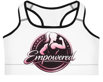 Sujetador deportivo potenciador / Top de yoga acolchado / Bralette de entrenamiento de alto impacto / Top corto deportivo para mujer / Entrenamiento físico que absorbe la humedad