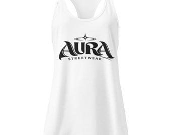 Camiseta de tirantes ajustada para mujer / Camiseta de tirantes de entrenamiento Aura / Ropa deportiva para gimnasio / Camiseta de fitness