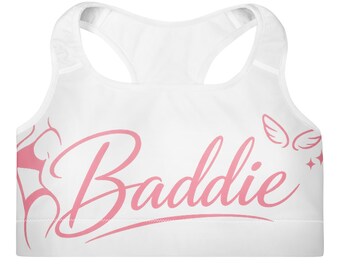 Padded Racerback Sports Bra Women | Removable Pads Workout Bra | Scoop Neck Yoga Bra | Moisture Wicking Gym Bra | Fitness Gift for Her