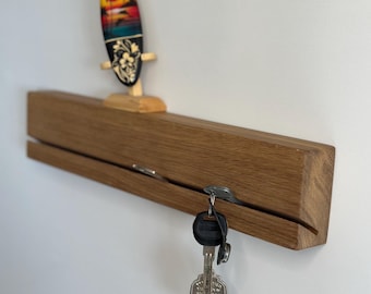 Solid Oak Wood Key Holder, Scandinavian Entryway Organizer,key hook,Various variants,gifts for men,gifts for women,key holder