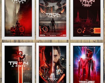 Poster Toile Tron Ares - Décoration Murale Cinéma 60x90cm - Style Moderne Affiche Série Tv