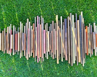 Amazing Grace Song Sound Wave, Wood Soundwave Wall Art, Rustic Home Decor, Custom Made Music Art