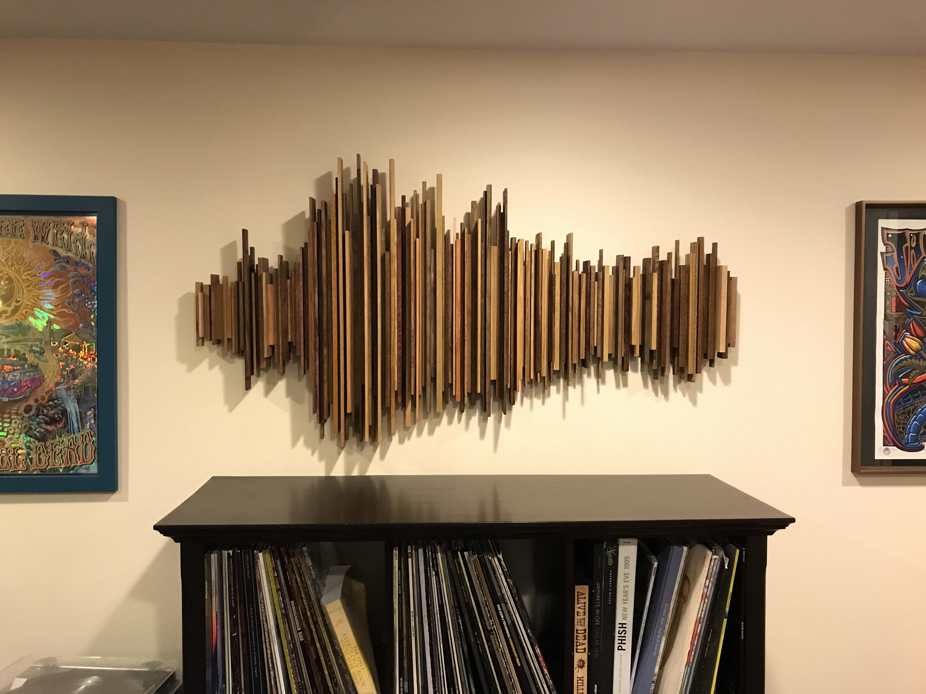 Custom 3ft Wood Soundwave Art, Audio Home Decor - Etsy