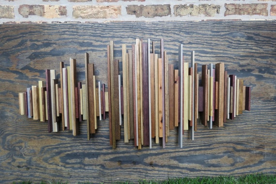 Custom 3ft Wood Soundwave Art, Audio Home Decor - Etsy