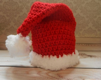 Santa Crochet Hat - Baby through Adult Sizes