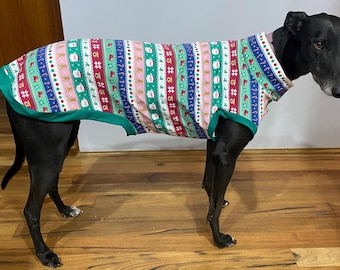 Camiseta navideña sin mangas de galgo (3 tallas) - Suéter navideño feo