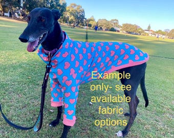 Camiseta de manga larga Greyhound Medium - Talla MEDIANA - hecha a pedido