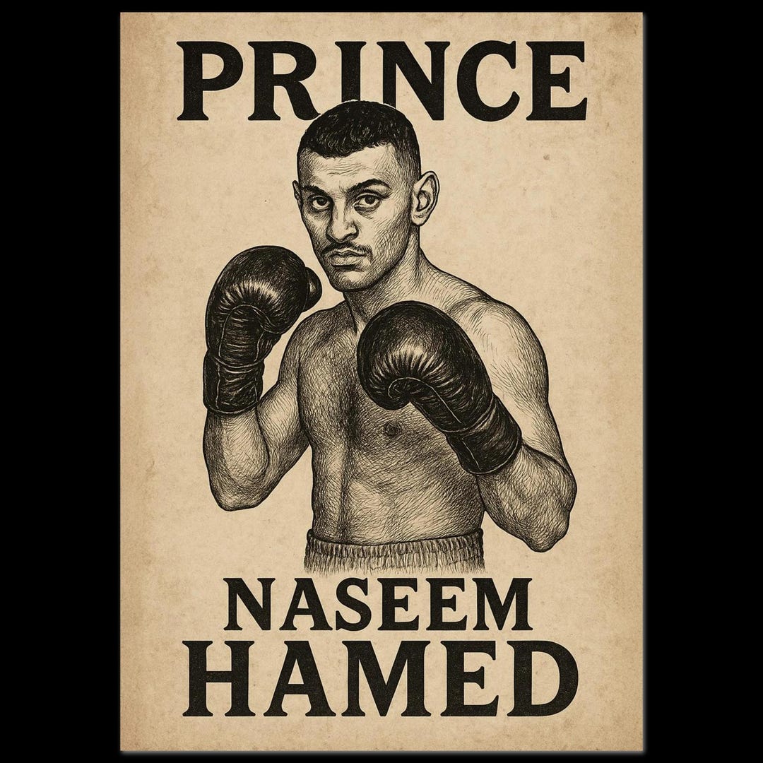 Prince Naseem Boxing Art Print, Boxer Portrait - Etsy