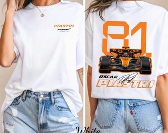 オスカー・ピアストリ F1 ナンバー81 Tシャツ - マクラーレンファンギフト OP81