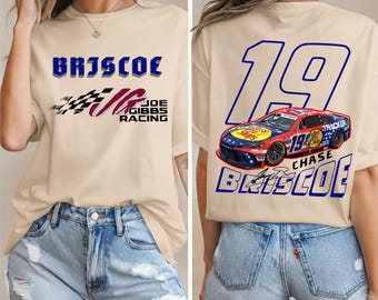 NASCAR チェイス・ブリスコー Tシャツ – ナンバー19 ストックカー レーシングシャツ