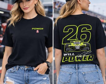 ウィル・パワー #26 インディカー レーシングシャツ、モータースポーツファンTシャツ