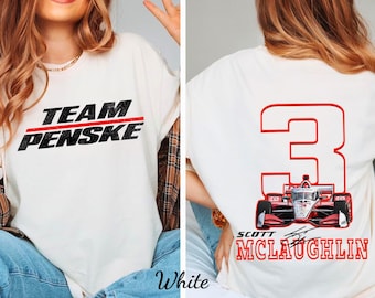 IndyCar Scott McLaughlin Racing Shirt – Team Penske Number 3 Fan Tee