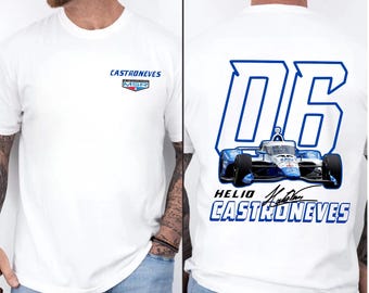 インディカー エリオ・カストロネベス レーシングシャツ – MSR ナンバー06 ドライバーファンTシャツ