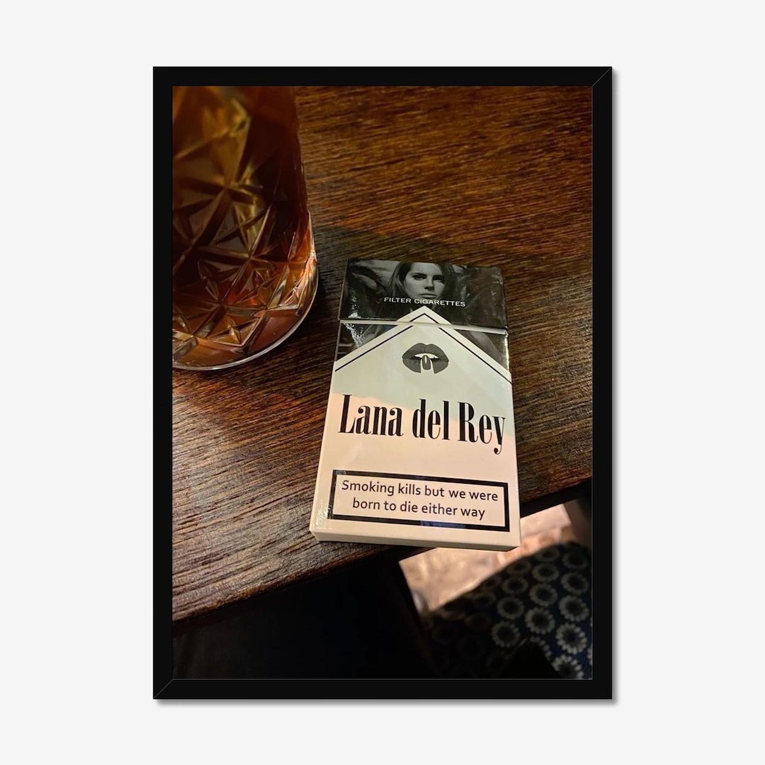 Lana Del Rey Poster, Cigarettes Photoshoot, Born to Die Album, Fine Art ...