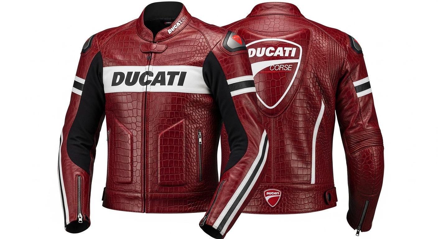 Ducati Leather Jacket - Etsy