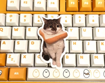 Suki Cat Toast Sticker - Full Body