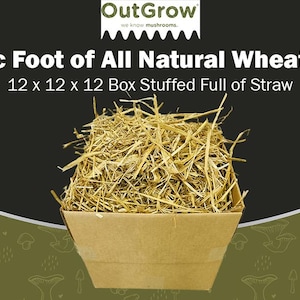 Wheat Straw 100% natural and additive free (1 cubic foot)