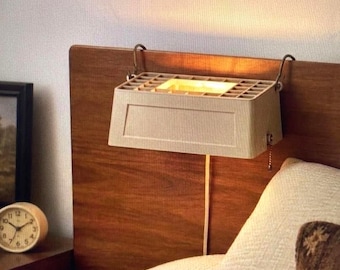 1950’s HEADBOARD Plug-In Reading Light Lamp BAKELITE Mid Century