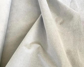 ULTRA SUEDE - Soft Gray NOS - 2 Large Pieces - Nearly Two Yards in Each Piece - Washable