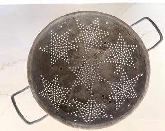 Vintage Star Colander Aluminum Seven Star Antique