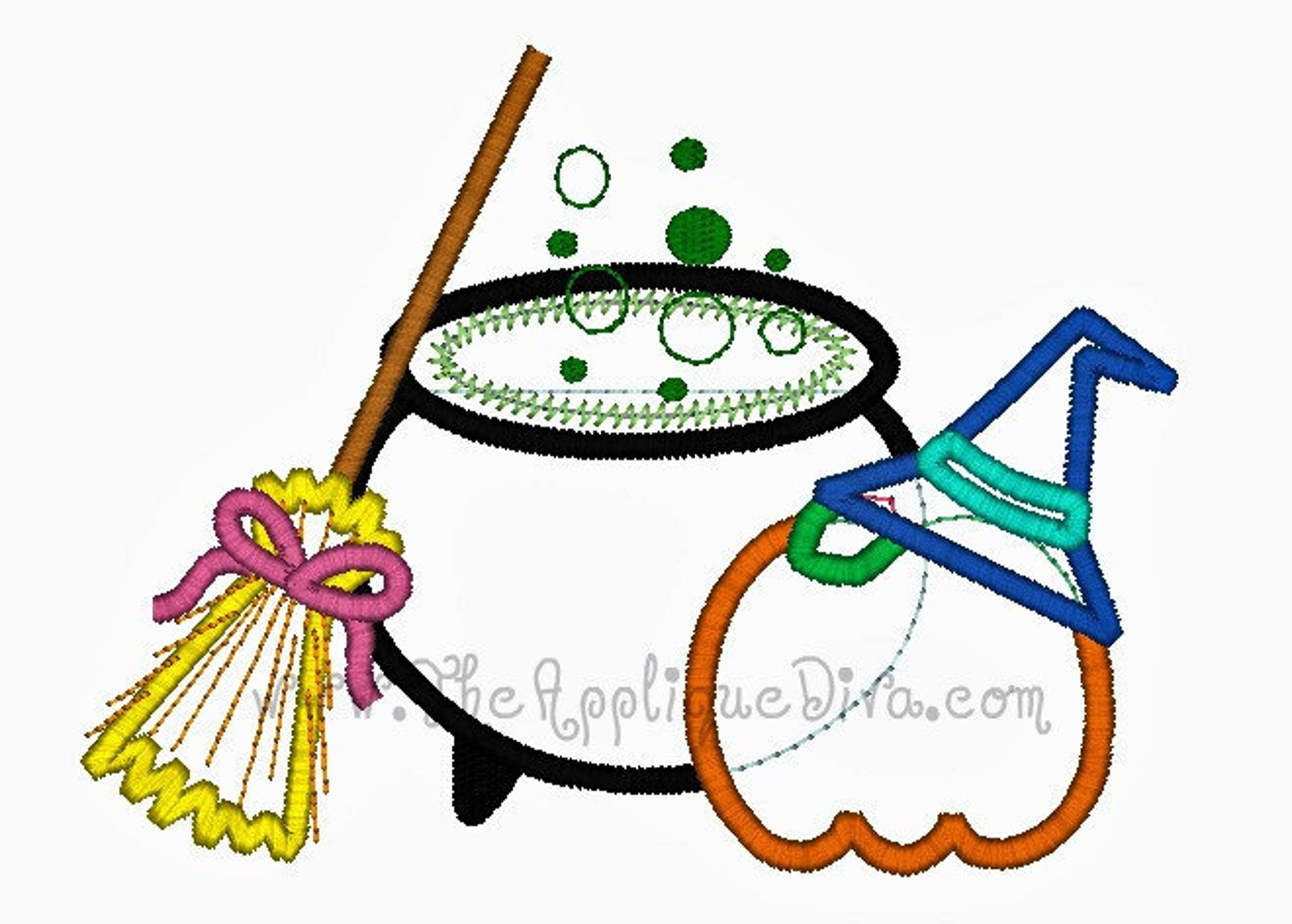 Halloween Witches Brew Embroidery Design Machine Applique Etsy