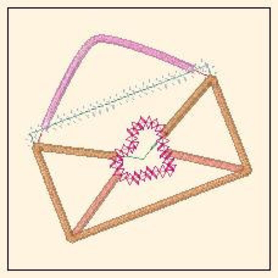 Valentines day love letter digital embroidery design  etsy Valentines day love letter digital embroidery design  etsy