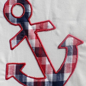 Anchor plus free Mini Embroidery Design Applique image 3