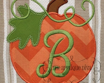 Fall Thanksgiving Great Pumpkin Digital Embroidery Design Machine Applique