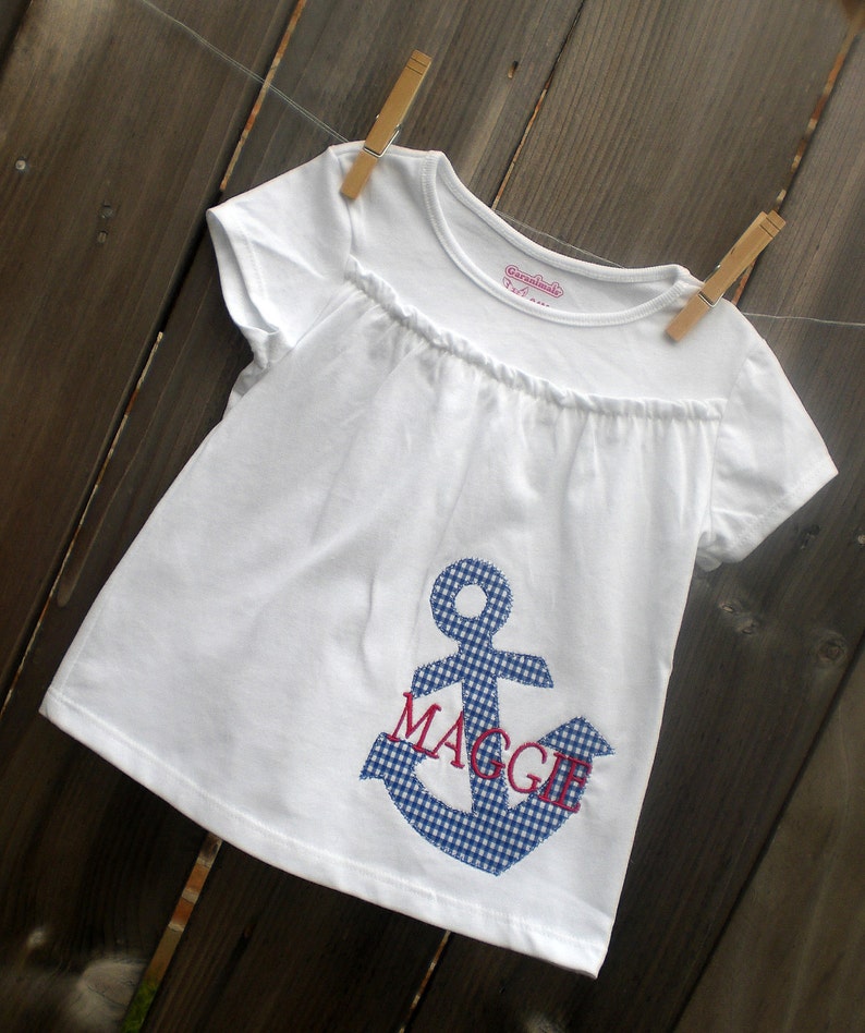 Anchor plus free Mini Embroidery Design Applique image 1