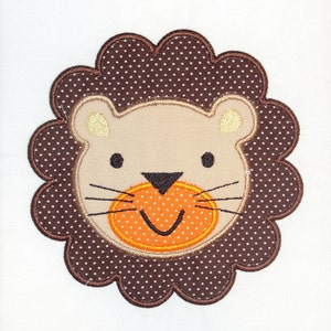 Baby Lion Embroidery Design Machine Applique image 1