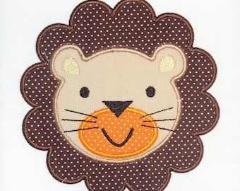Baby Lion Embroidery Design Machine Applique
