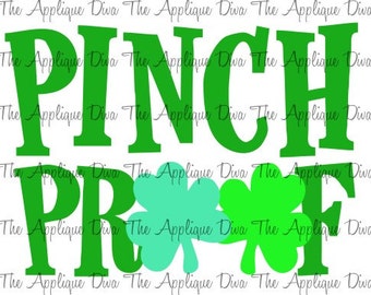 St Patrick's Day Pinch Proof SVG/DXF cutting file