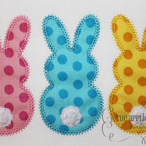 Easter 3 Rabbits or Bunnies Embroidery Design Machine Applique - Etsy