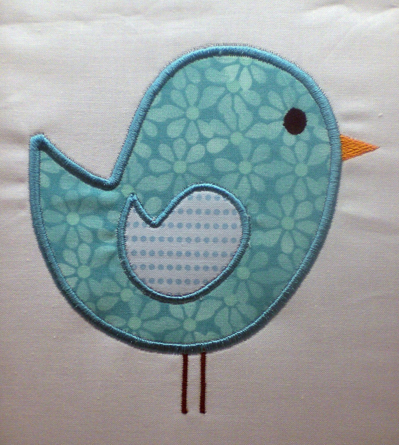 Simple Bird Machine Embroidery Degian Applique Etsy