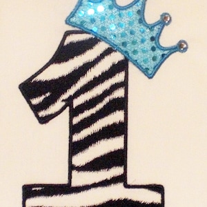 Princess Numbers 1 to 9 Embroidery Design Machine Applique Set