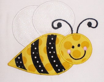 Bumble Bee Embroidery Design Machine Applique