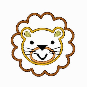 Baby Lion Embroidery Design Machine Applique image 2